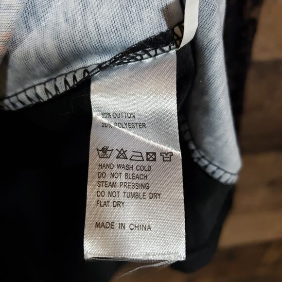 Trendimax day of the dead girl graphic one lace long sleeve shirt woman's size M - Picture 6 of 11